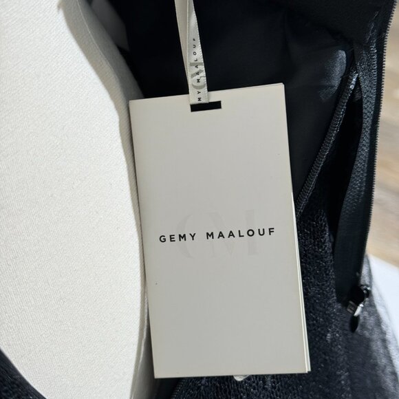 Brand New US 8 GEMY MAALOUF A-Line Evening Gown - Picture 12 of 12